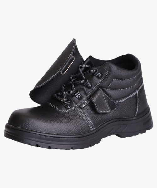 Ботинки сварщика СИРИУС-ТИТАН, кожа, ПКП, Нитрил