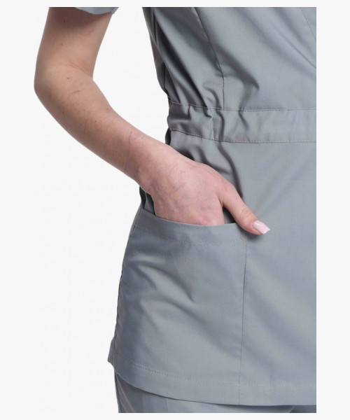 Костюм женский Стар-001 (тк.Коттон-Рич,130) MedLine, серый