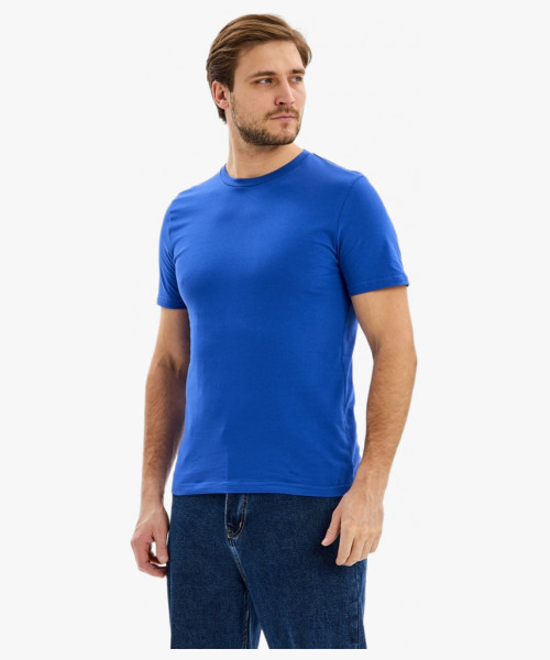 Футболка ProfLineBase (тк.Трикотаж,160), васильковый