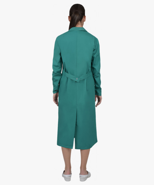 Халат женский с рельефами зелёный