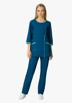 Женский костюм Вояж (ткань ТиСи), морская волна