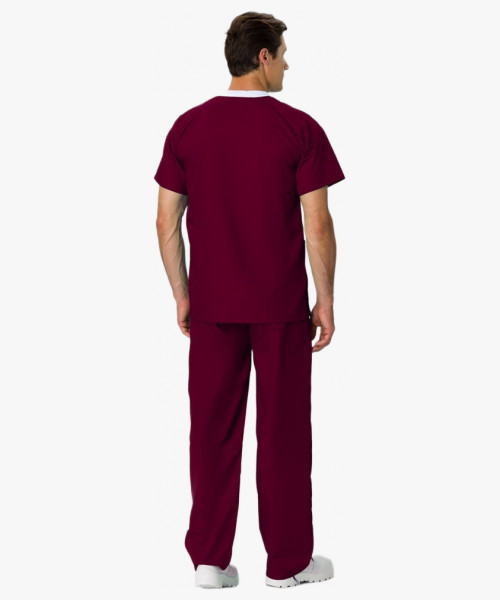 Костюм универсальный хирурга (тк.Панацея,160), бордовый