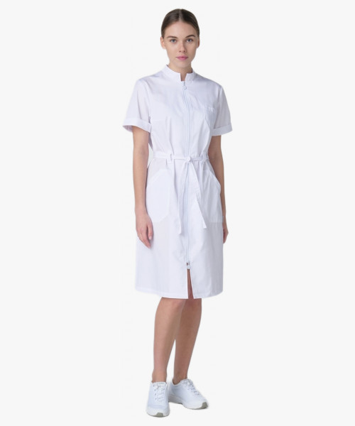Халат женский Сансара-005 (тк.Смесовая,160) MedLine, белый