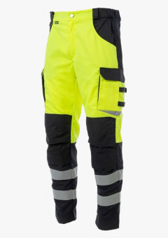 Брюки сигнальные Brodeks KS309, цвет жёлтый, чёрный