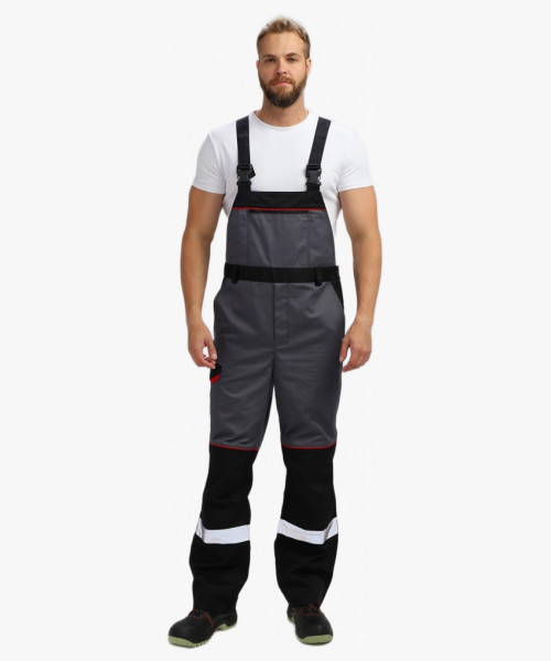 Костюм Сервис NEW (тк.Смесовая,240) п/к, серый/черный