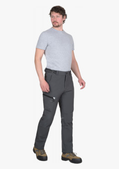 Брюки СИРИУС-СПЕЙС софтшелл т.серые
