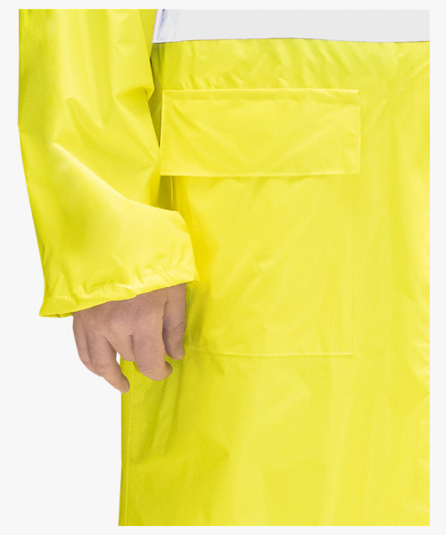 Плащ влагозащитный сигнальный с СОП SIRIUS Профи (225 гр/м2) лимонный (ЧЗ)