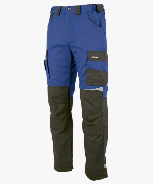 Брюки летние мужские Brodeks KS302, цвет синий, чёрный