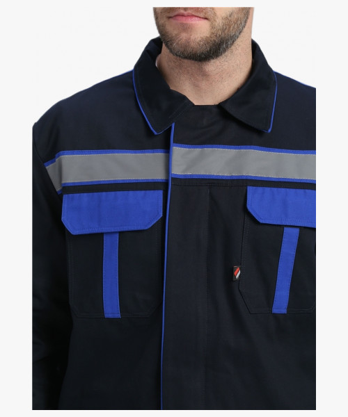 Костюм Итрорис-2 СОП (тк.Саржа,250) п/к, т.синий/васильковый