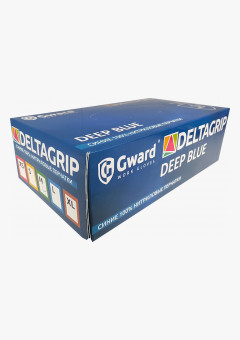 DELTAGRIP Deep Blue Перчатки нитриловые неопудренные синего цвета