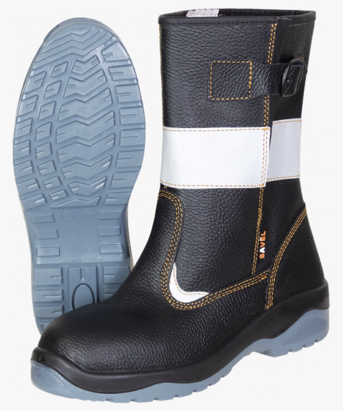 Сапоги SAVЁL-ЕВРОПА Р с СОП, кожа, МП МС, ПУ-ТПУ