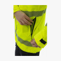 Куртка-парка сигнальная летняя Brodeks KS223, цвет жёлтый