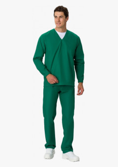 Костюм мужской ХАССП-База (тк.ТиСи,120), т.зеленый