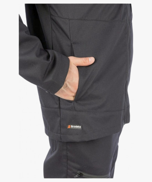 Куртка летняя мужская Brodeks KS 234, цвет чёрный