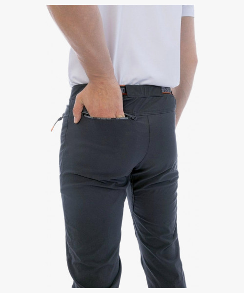 Брюки мужские летние Brodeks Urban KS316 приталенные, материал стрейч, цвет чёрный