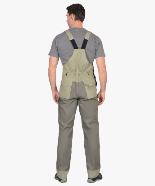 Костюм СИРИУС-ВЕСТ-ВОРК куртка кор., п/к т.оливковый со св.оливковым пл. 275 г/кв.м