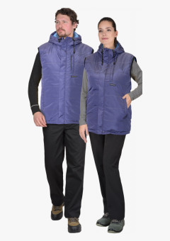 Жилет СИРИУС-ЗОДИАК индиго (на подкладке флис)