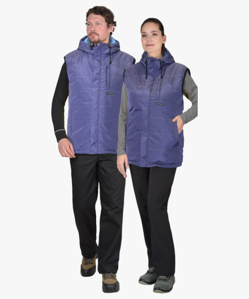 Жилет СИРИУС-ЗОДИАК индиго (на подкладке флис)