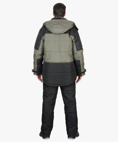 Костюм СИРИУС-ЕВРОПА куртка, брюки, оливковый с черным