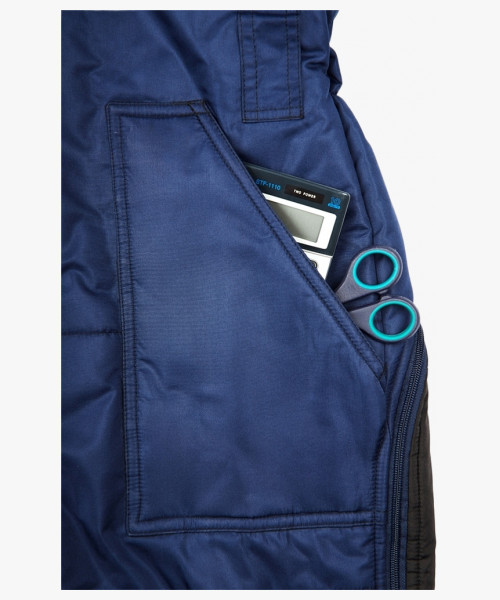 Костюм зимний Беркут (Таслан) п/к, темно-синий/черный