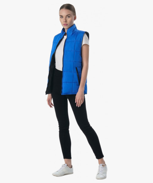 Жилет утепленный Офис (тк.Дюспо), васильковый