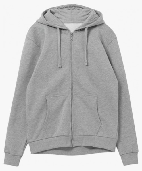 Толстовка на молнии с капюшоном Siverga Heavy 2.0, серый меланж