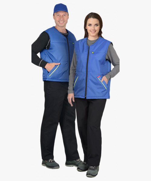 Жилет СИРИУС-КАССИР васильковый