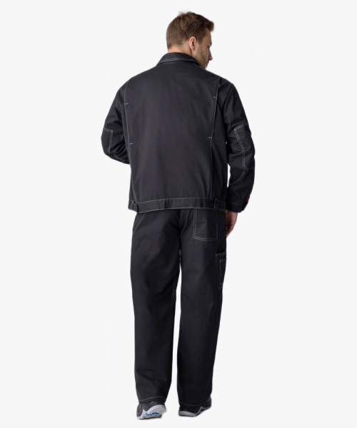 Костюм Флагман-Фаворит-2 (тк.Саржа,250) п/к, т.серый/серый