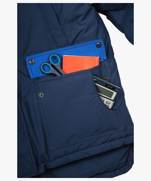 Костюм зимний Сибер СОП CH (тк.Таслан) п/к, т.синий/васильковый