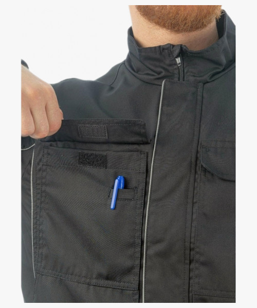 Куртка летняя мужская Brodeks KS201, цвет чёрный