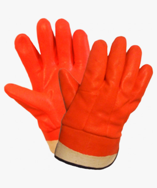 Перчатки МБС морозоустойчивые полный облив ПВХ манжет крага