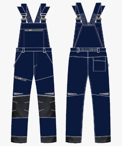 Полукомбинезон ProfLineSpecialist (тк. Смесовая, 240), т.синий