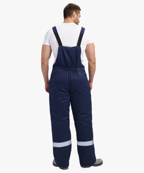 Костюм зимний Труженик-2 (тк.Смесовая,210) п/к,т.синий/васильковый