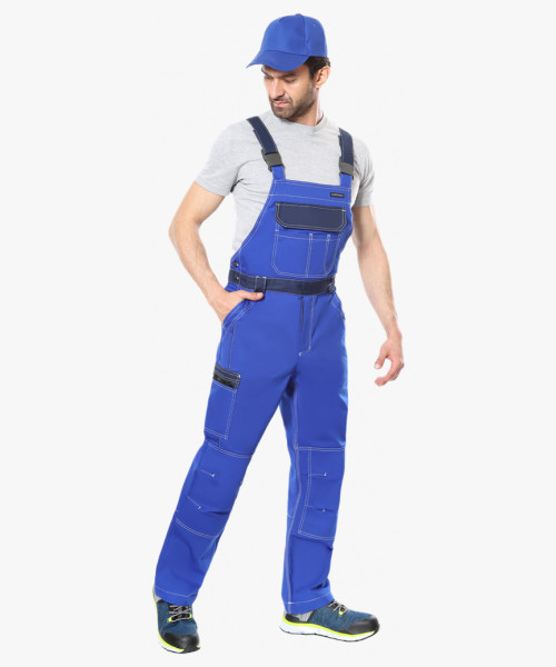 Полукомбинезон СИРИУС-ПРЕСТИЖ васильковый с синим