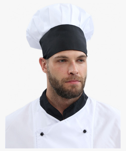 Костюм повара с коротким рукавом Шоколад (тк.ТиСи), черный/белый