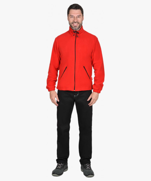 Куртк. флисовая красная