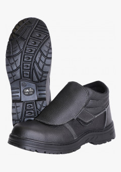 Ботинки сварщика СИРИУС-ТИТАН кожа, МП МС, Нитрил