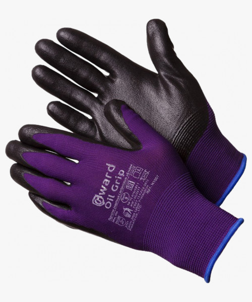 Oil Grip Перчатки нейлоновые со вспененным нитриловым покрытием