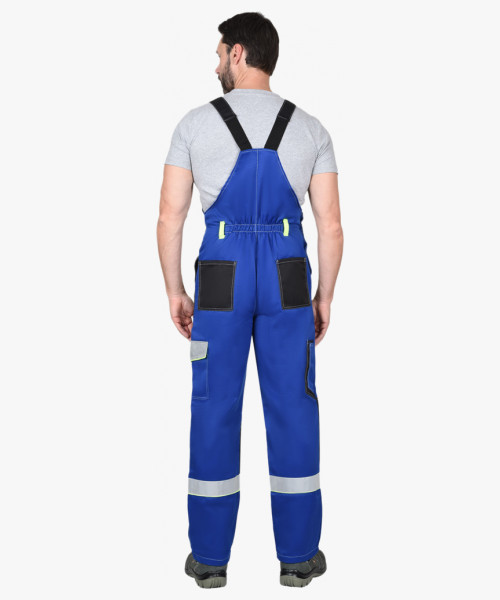 Костюм СИРИУС-ПОЛИНОМ куртка, п/к василек с черным и СОП 50 мм