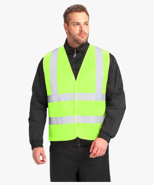 Жилет сигнальный ProfLineBase СОП-4 (тк.Полиэфир,100), желтый