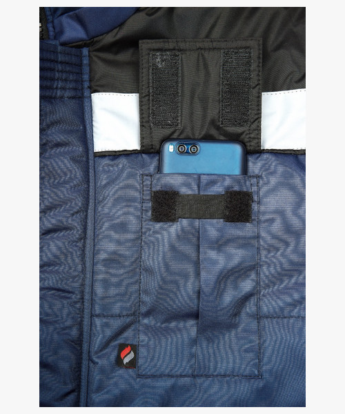 Костюм зимний Беркут (Таслан) п/к, темно-синий/черный