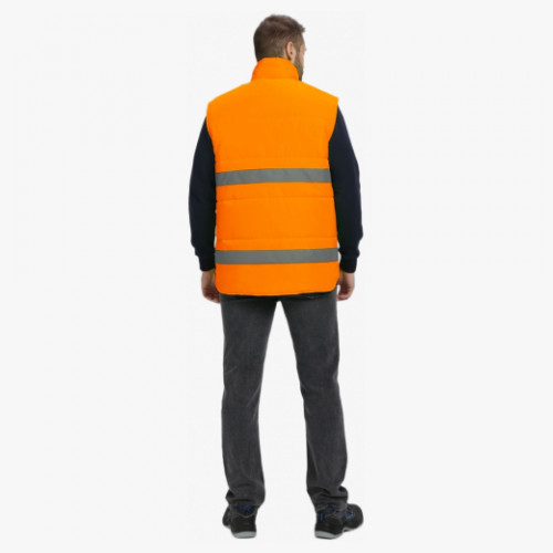 Жилет утепленный сигнальный Ярксион СОП (тк.OxLine,90), оранжевый