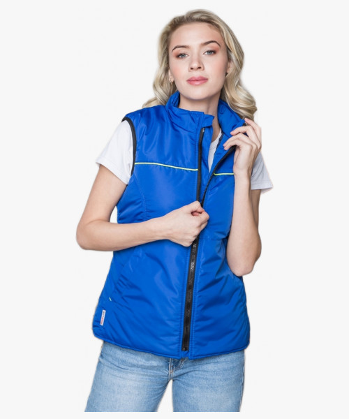 Жилет утепленный женский PROFLINE BASE (Дюспо), васильковый