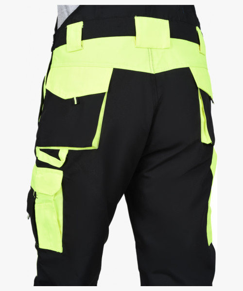 Полукомбинезон СИРИУС-ОНИКС черный с лимонным