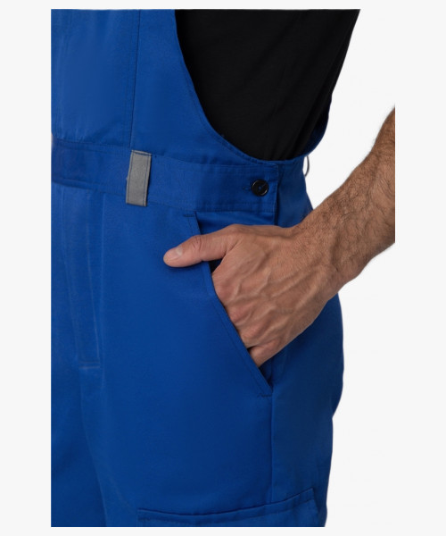 Костюм Практик СОП (тк.Смесовая,210) п/к, васильковый/серый