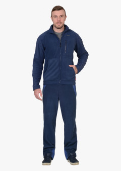 Куртка флисовая СИРИУС-АКТИВ синяя отделка синяя