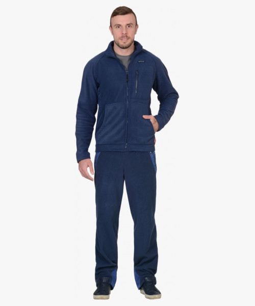 Куртка флисовая СИРИУС-АКТИВ синяя отделка синяя