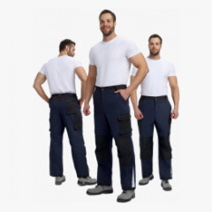 Брюки Милан NEW CH МВО (тк.Смесовая,270), т.синий/черный