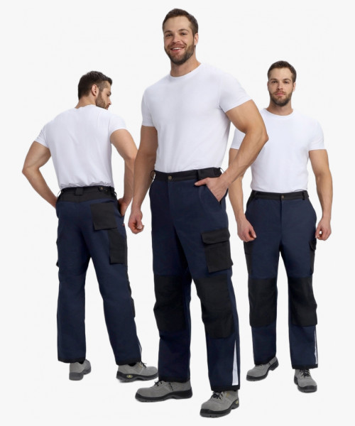 Брюки Милан NEW CH МВО (тк.Смесовая,270), т.синий/черный