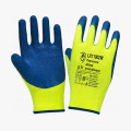 Перчатки утепл. акриловые со вспененным латекс. покрытием, цвет в ассортименте